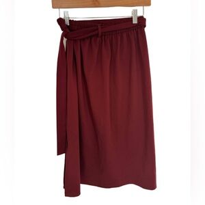 Elegant Burgundy Skirt size L